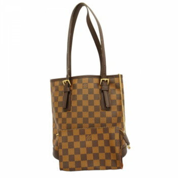 Louis Vuitton Damier Marais Ebene Brown Tote Bag - Picture 1 of 9